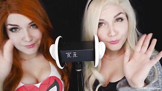 ASMR KittyKlaw Mary Jane & Gwen Stacy Ear licking Patreon Video
