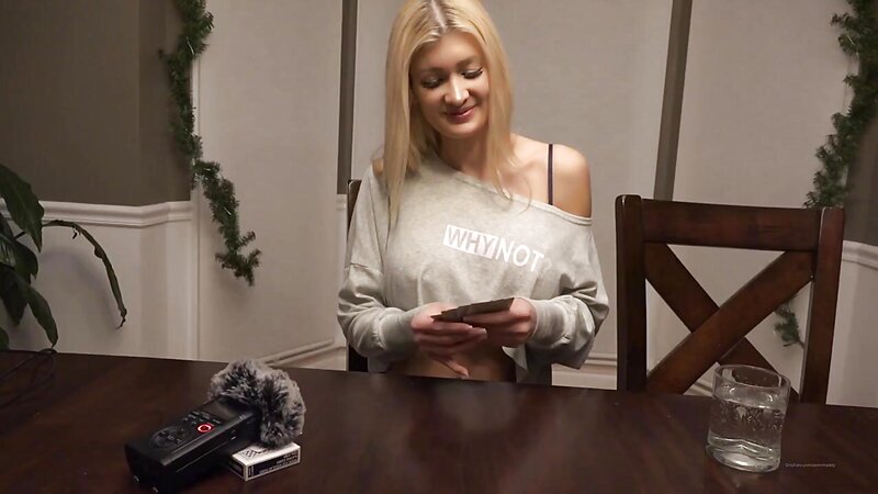 ASMR Maddy Nude Strip Poker Fun
