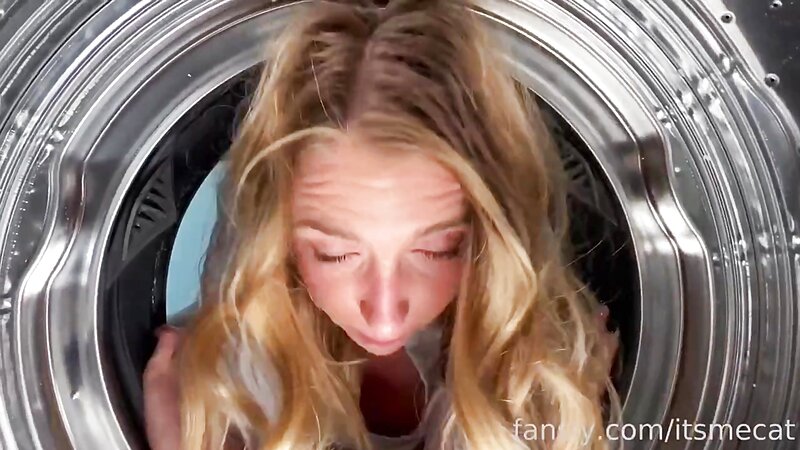 Itsmecat Fucked in the Washing Machine scene