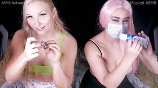 ASMR Network Massage Ft. Masked ASMR Video