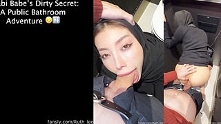 Ruth Lee Hijabi Babe’s Dirty Secret in A Public Bathroom Onlyfans Video Leaked