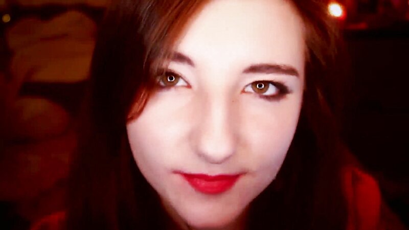 AftynRose Naked ASMR with Red Lipstick