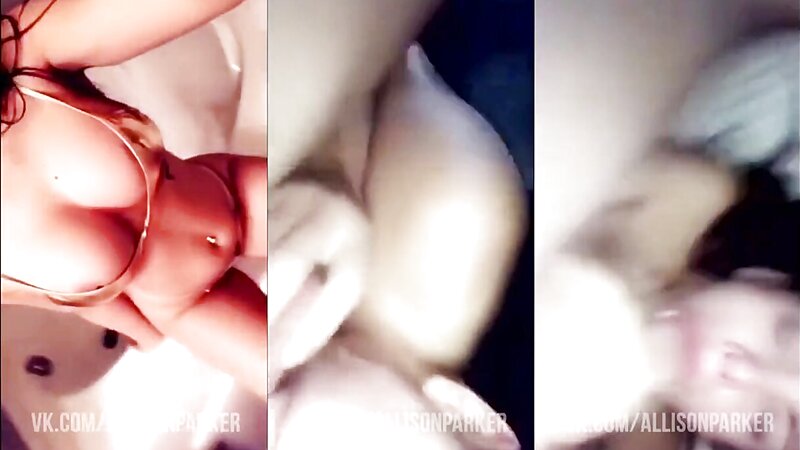 Allison Parker Hot Threesome Sex Tape