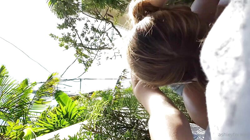 Ashley Tervort Nude Bikini Yoga and Stripteasing show