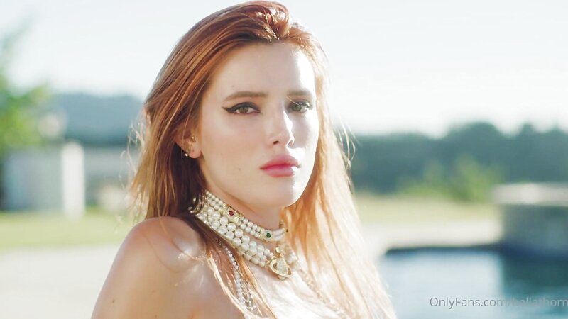 Bella Thorne Nude in White Bikini