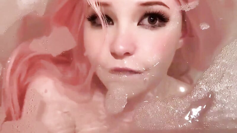 Belle Delphine Nude in Spooky Lake and Shower
