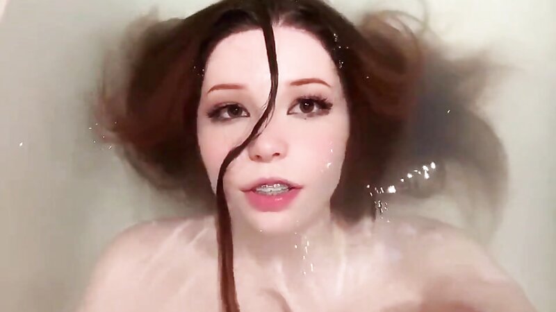 Belle Delphine Nude in Spooky Lake and Shower