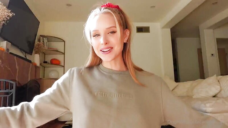 Caroline Zalog Hot Lingerie Try On