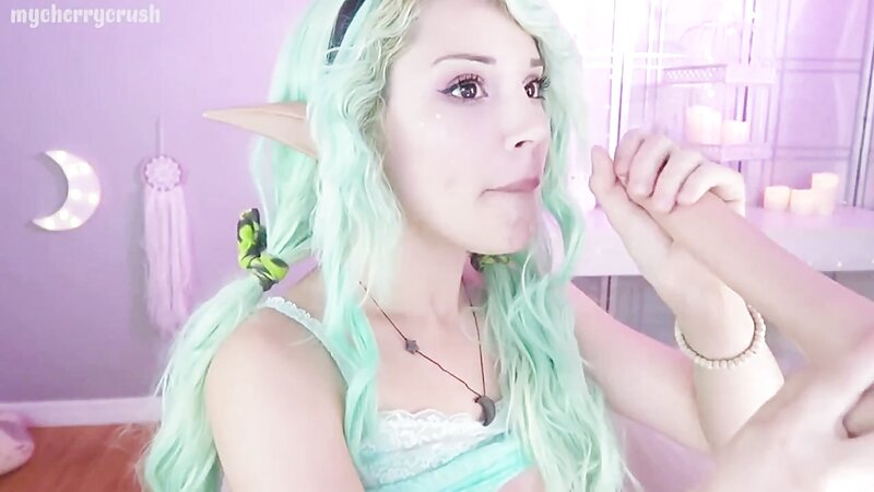 Cherry Crush Sloppy Blowjob and Cum in Mouth