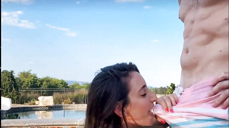 Christina Khalil Sloppy Blowjob POV