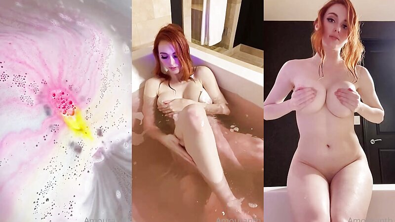 Amouranth Naked in Bathtub