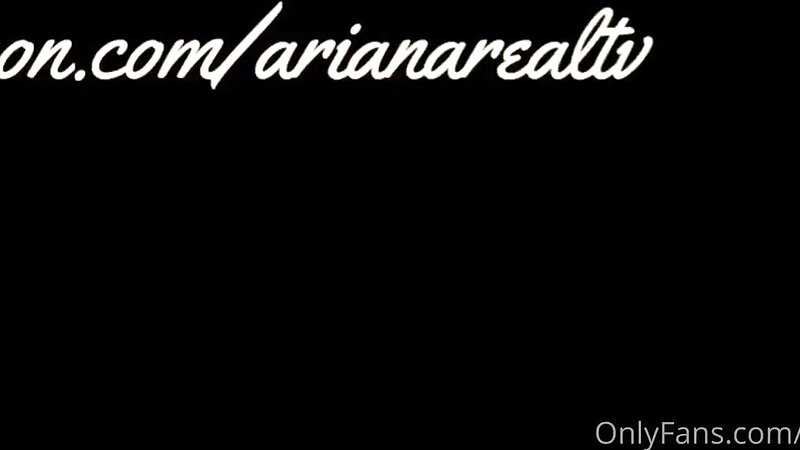 ArianaRealTV Oiled Up Masturbating ASMR