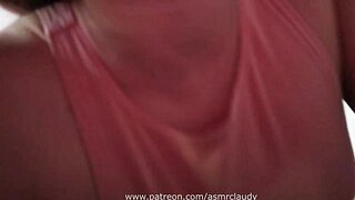 ASMR Claudy Step Sister And Step Brother Share Hotel Bed Video