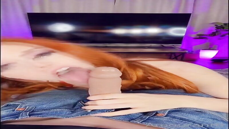 Amouranth Sex Doll Blowjob and Dildo Fun