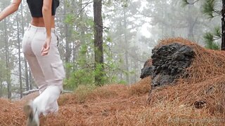 Anna Ralphs Outdoor Forest Blowjob Cum Swallow Video Leaked