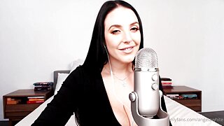 Angela White ASMR JOI Dildo Blowjob Video Leaked