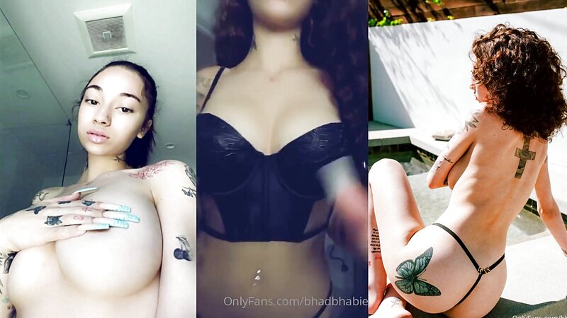 Bhad Bhabie Sexy Stripteasing