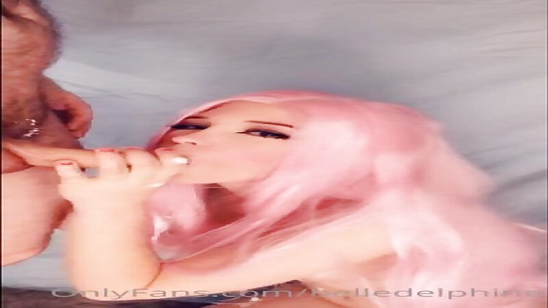 Belle Delphine Deepthroat Blowjob and Cum in Mouth