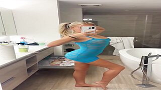 Breckie Hill Blue Lingerie Nude See Through Video Leaked