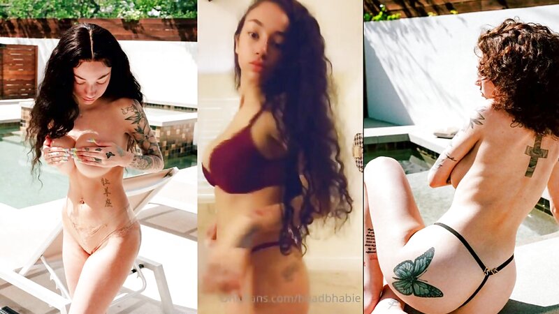 Bhad Bhabie Sexy Lingerie Stripteasing