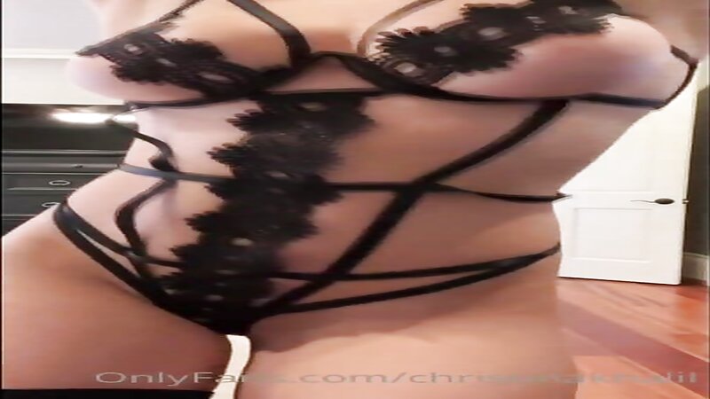 Christina Khalil Nude in See Through Dress