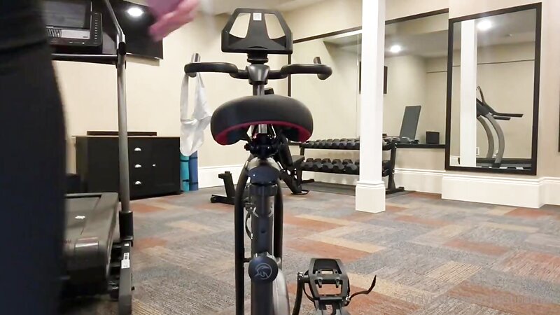 Christina Khalil Naked Grinding in the Gym