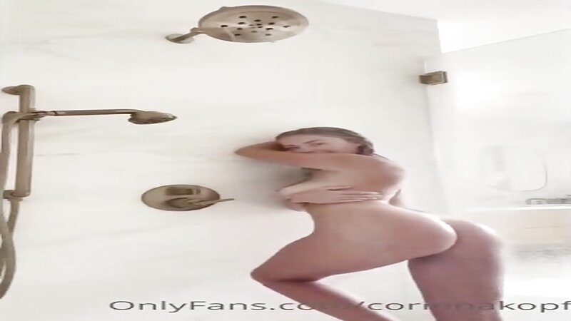 Corinna Kopf Naked Anal Play with a Butt Plug