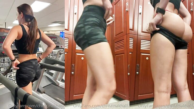 Christina Khalil Post Workout Ass Teasing and Yoga