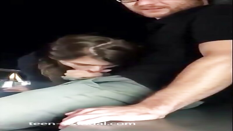Cute Girl Giving Blowjob and Swallowing Cum in Public