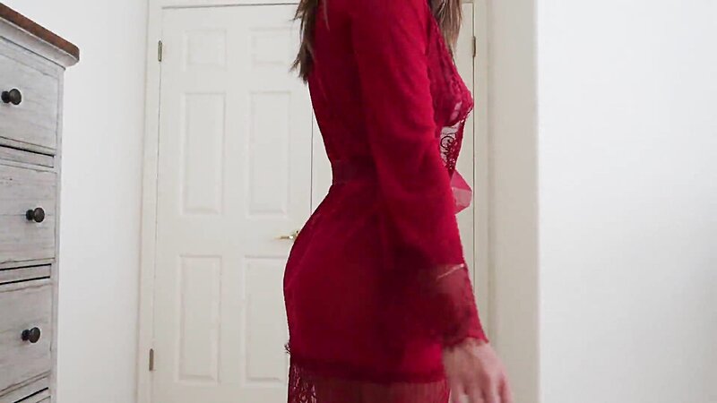 Christina Khalil Trying On Sexy Lingerie