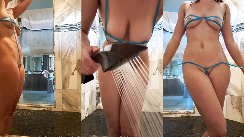 Christina Khalil Micro Bikini Masturbation