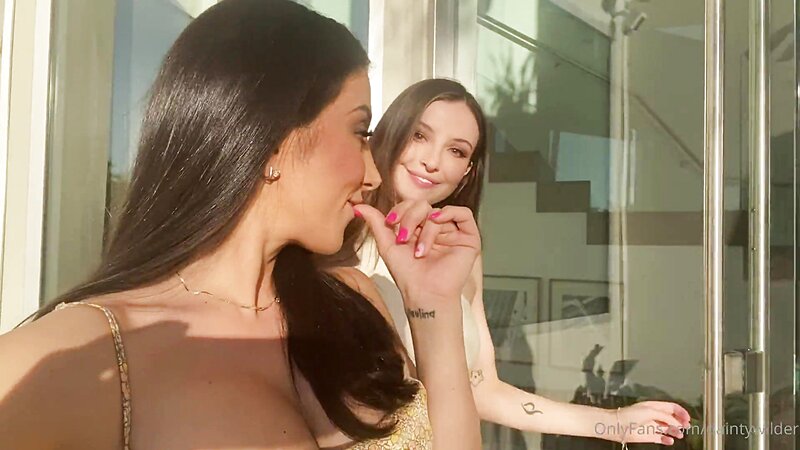 Dainty Wilder and Lena The Plug Lesbian Sex