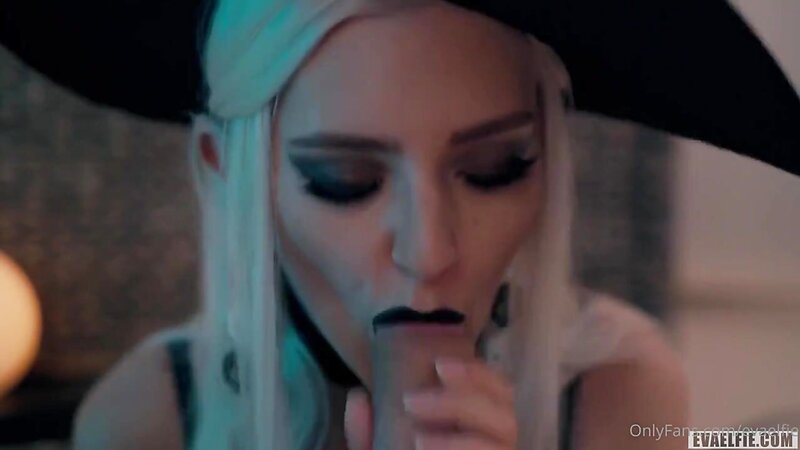 Eva Elfie Halloween Witch Cosplay Sex Scene