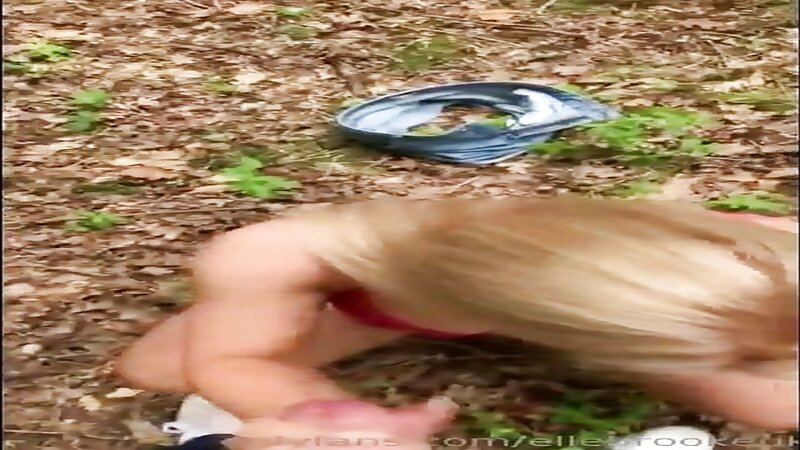 Elle Brooke Hot Outdoor Blowjob and Public Fucking