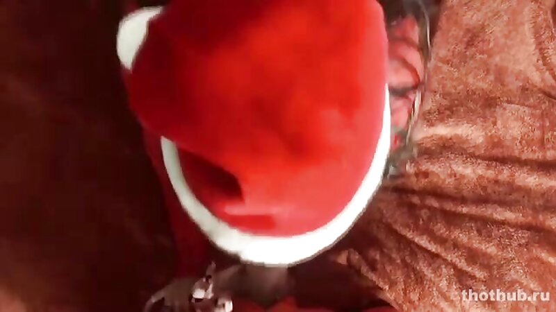 Emily Rinaudo Sloppy Santa Blowjob