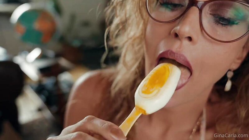 Gina Carla Sucking a Popsicle ASMR