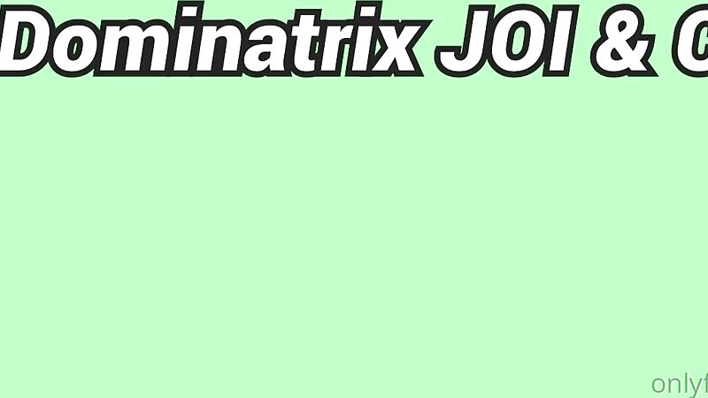 GwenGwiz Dominant JOI and CEI action