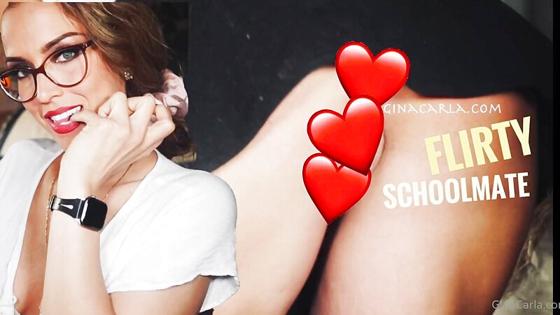 Gina Carla Flirty School Mate ASMR Tease