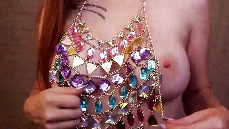 Ginger ASMR Sensual Redhead in Sequins