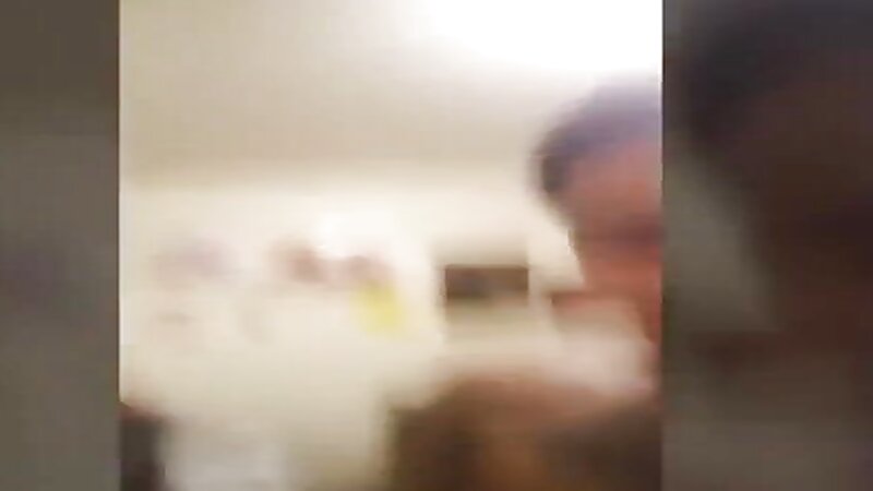 Unknown Horny Girlfriend Fucking in Front of Roommate