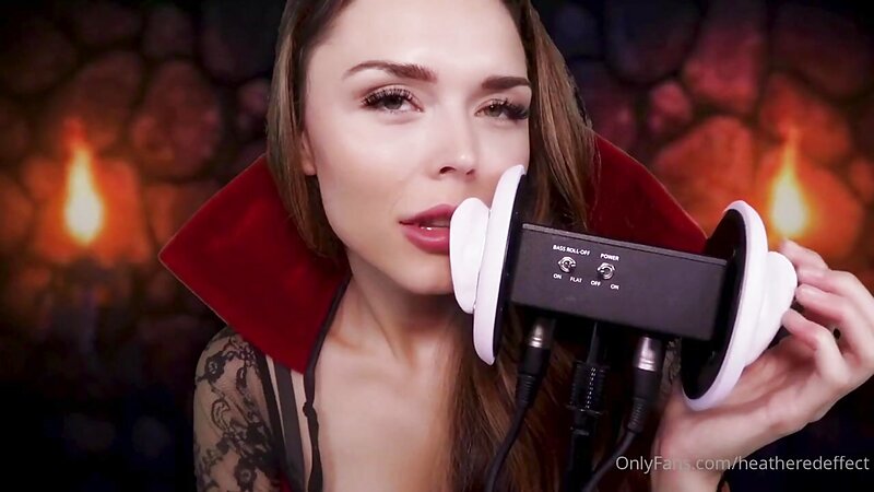 Heatheredeffect ASMR Vampire Ear Eating Session
