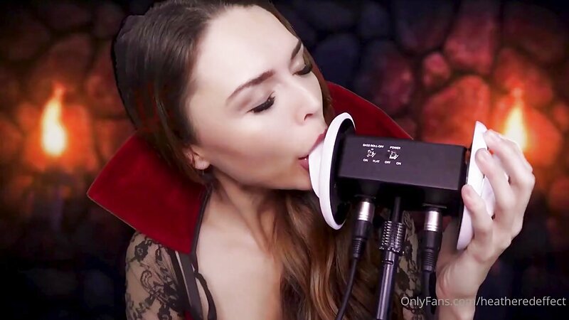 Heatheredeffect ASMR Vampire Ear Eating Session