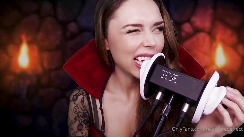 Heatheredeffect ASMR Vampire Ear Eating Session