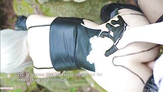 Lana Rain Porn A2 vs 2B Sex Video