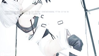 Lana Rain 2B NieR Automata Factory Bondage Porn Video