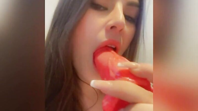 Lauren Alexis Deepthroat with a Dildo