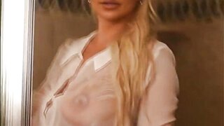 Lindsey Pelas Wet See Through Sexy Video