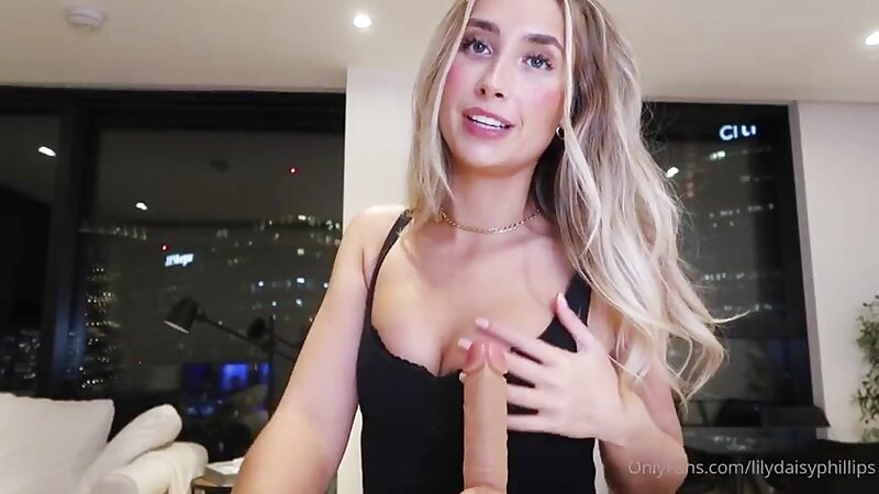 Lillian Phillips Horny Dildo Tit Fuck and Blowjob