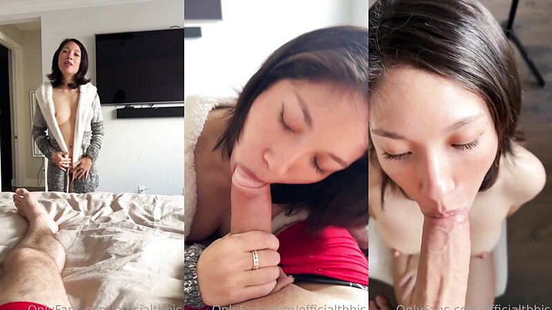 Lily Kawaii Sloppy Blowjob and Cum in Mouth