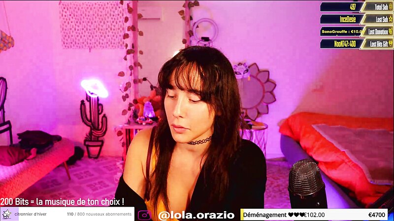 LolaOrazio Accidental Nipple Slip on Twitch